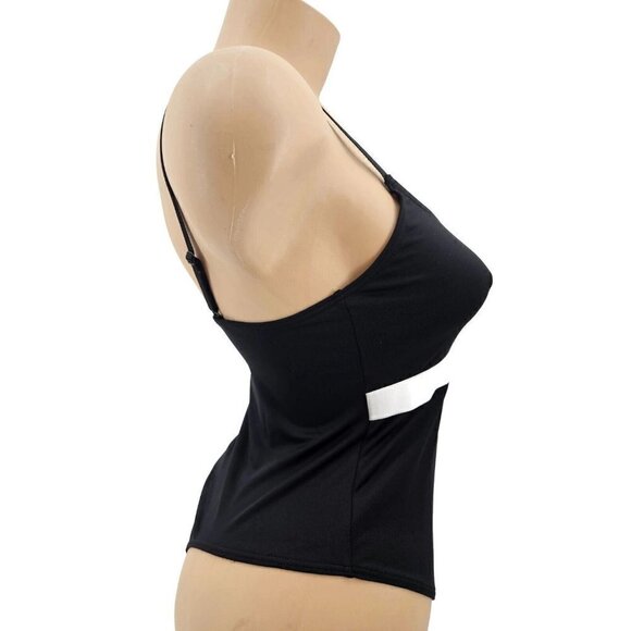 New OW Intimates Bodysuit Womens XS/4 Black Tank Sleeveless Top - Picture 2 of 7